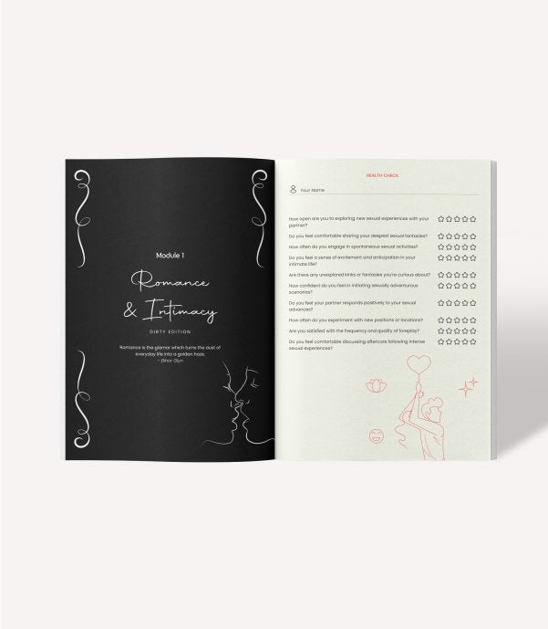 Workbook + Journal for Couples: Ultimate + Dirty Edition β€οΈβπ₯ π π - Bonded